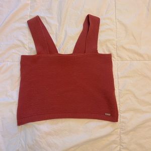 Hollister sweater crop tank top